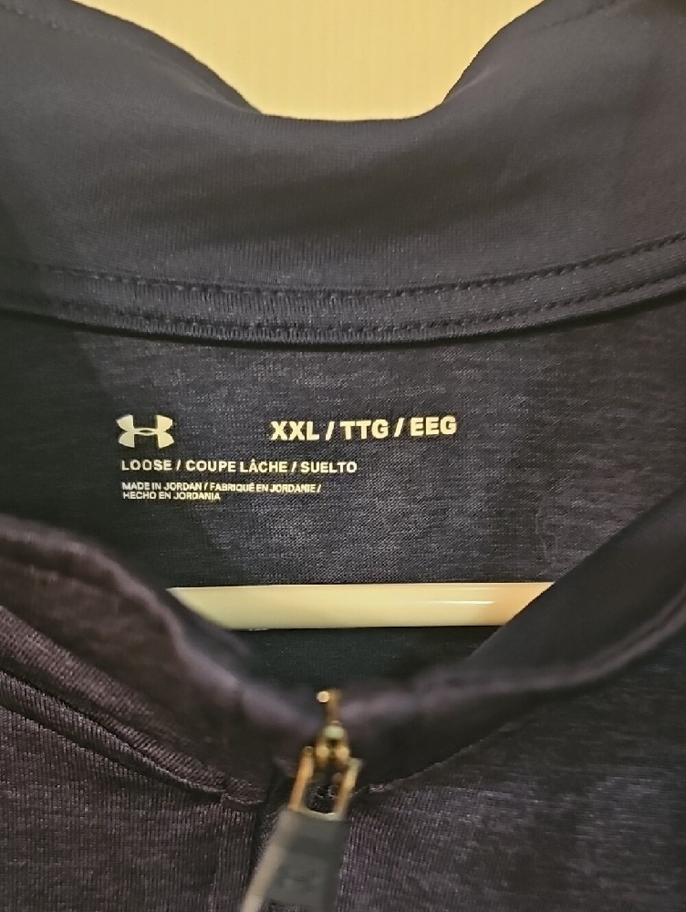 Under Armour Dark Navy Quarter-Zip Pullover - Picture 2 of 4